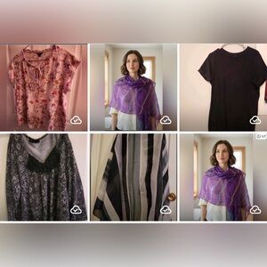 Lot of 5: 2 large scarfs, 3 clothes size 12 Bargain Deal